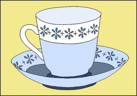 Посуда рисунок для детей