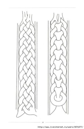 Плетеные узоры для резьбы по дереву
