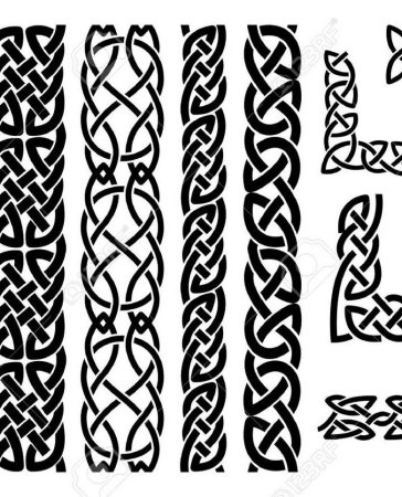 Кельтская вязь орнамент