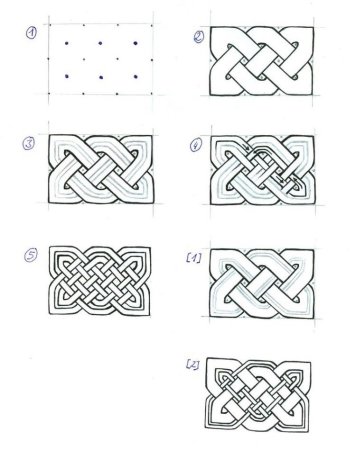 Кельтский орнамент плетенка