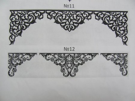 Лекало бандо для штор