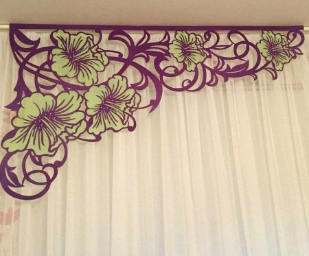 Резные ажурные ламбрекены