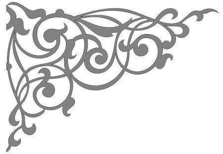 Ажурные угловые узоры