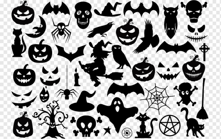 Силуэты на Хэллоуин