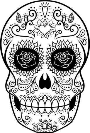 Калавера сахарный череп