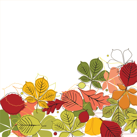 Осенние листья вектор