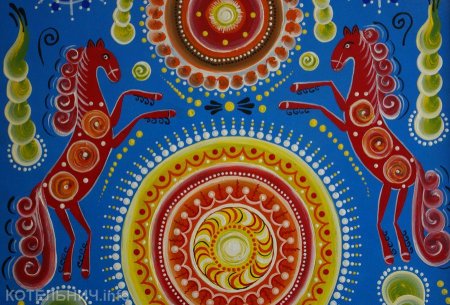 Вятская роспись уткоконь