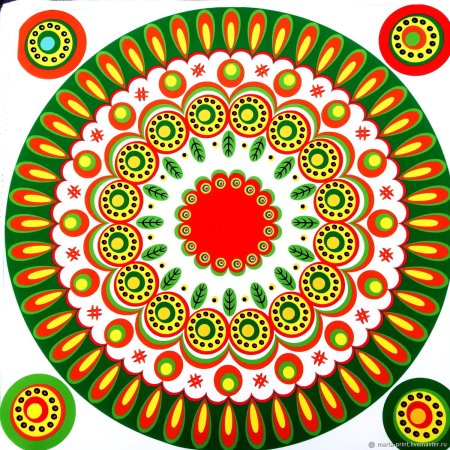 Вятская дымка роспись