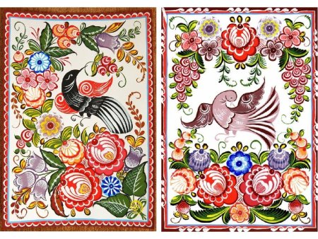 Городецкая роспись Жостовска