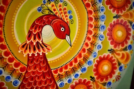 Вятская роспись уткоконь