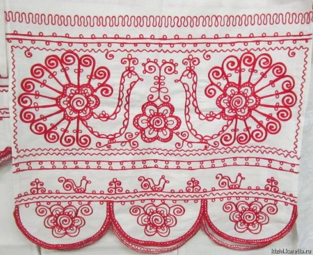 Заонежская вышивка Карелия