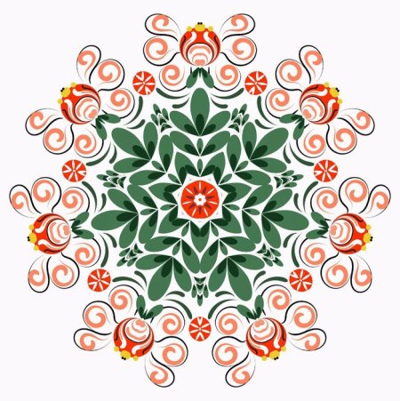 Онежская Олонецкая роспись