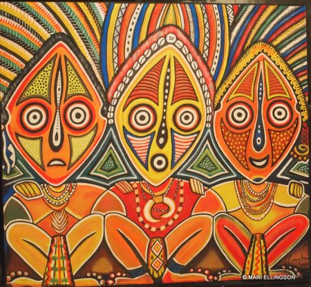 Орнаментальная роспись Африка