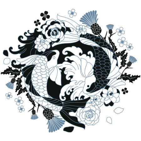 Японские узоры Сакура