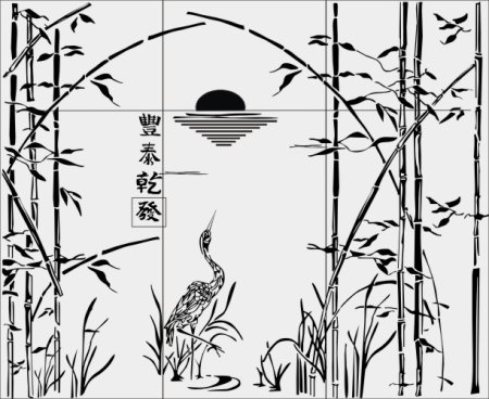 Японский орнамент рыбы