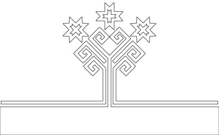 Орнамент на флаге Беларуси