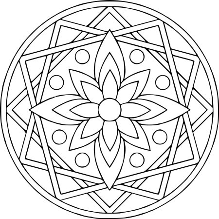 Орнамент в круге