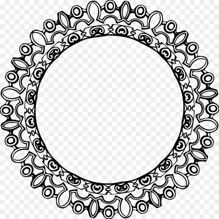 Узор в круге