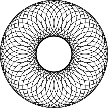 Круглые геометрические узоры