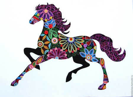 Голова лошади стилизация