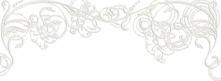 Белый орнамент на прозрачном фоне