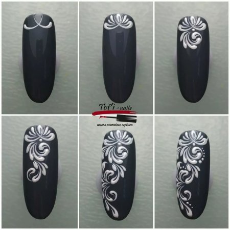Вензеля на ногтях