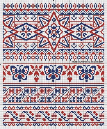 Вышивка крестом орнамент