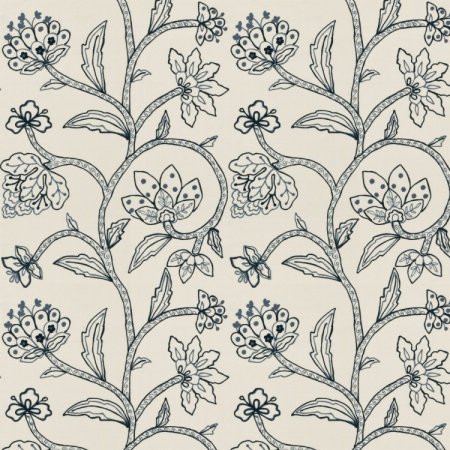 Растительный орнамент на ткани