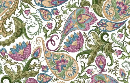 «Индийский или турецкий огурец» (пейсли, Бута)