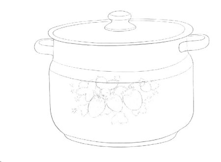 Кастрюля раскраска для детей
