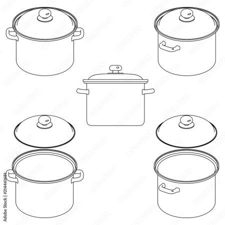 Кастрюля схематично