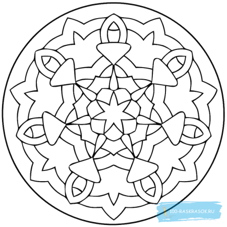 Раскраски узоры орнаменты