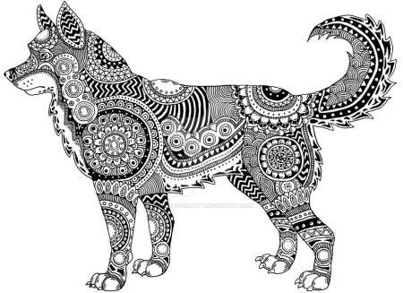 Мандала собака