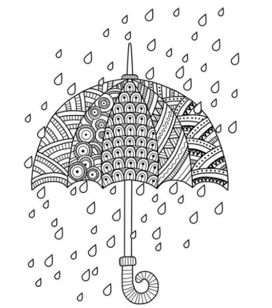 Дудлинг зонт