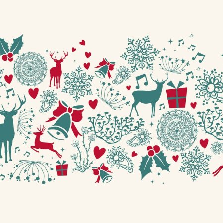 Паттерн новогодний узор