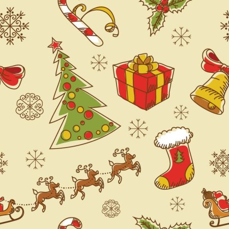 Новогодние завитки