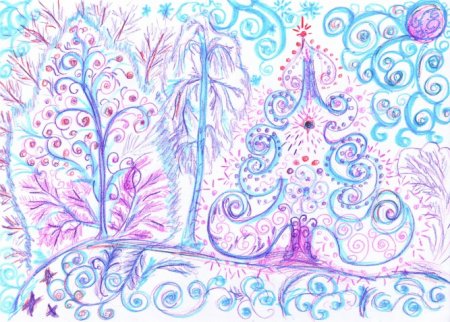 Узоры от Мороза рисунок