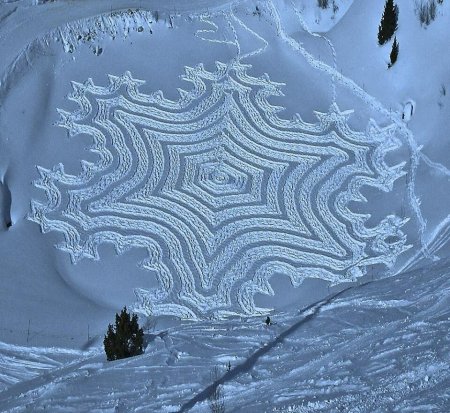 Саймон Бек снежный художник