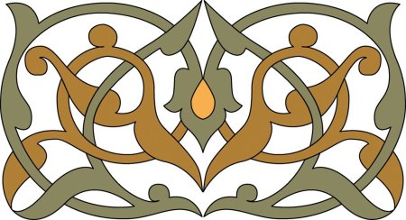 Восточный растительный орнамент