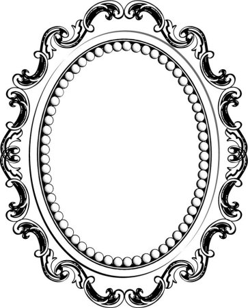 Овальный узор