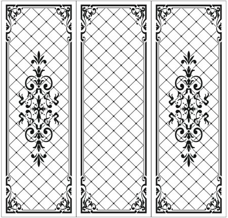 Пескоструйный орнамент