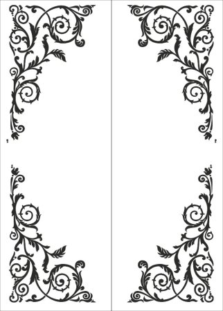 Зеркало с орнаментом