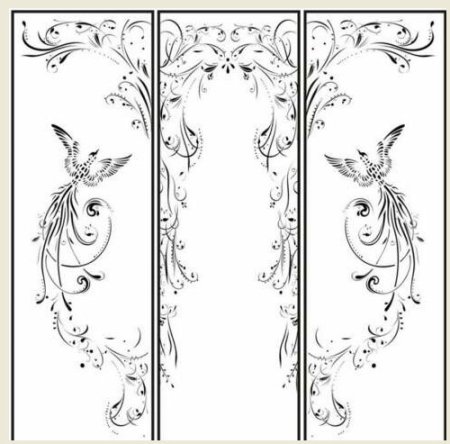 Пескоструйный орнамент