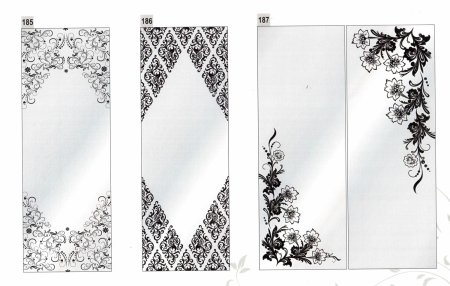 Векторные орнаменты для мебельных фасадов