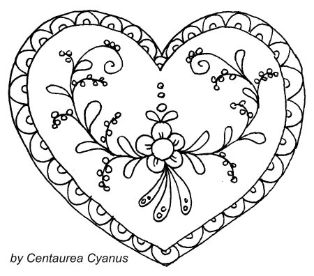 Пряник сердце раскраска айсинг