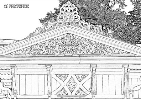 Русское зодчество раскраска