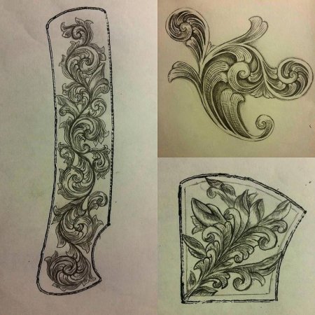 Узоры для ножен эскизы