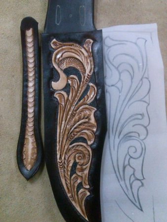 Узоры на ножнах