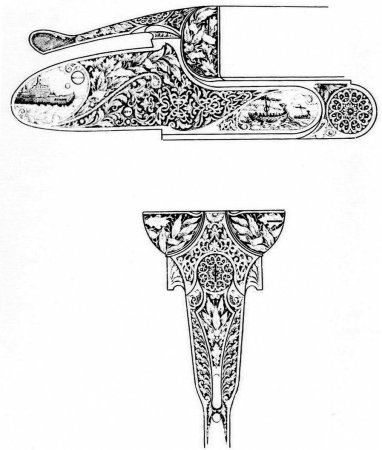Орнаменты на охотничье оружие