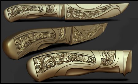Узор на рукоять ножа